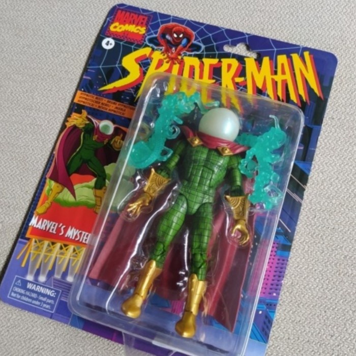 [Ori] Hasbro Marvel Legends Retro Mysterio Spiderman Vintage Card Original Terbaru