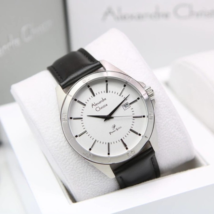 ✅New Alexander Christie 1011 Ac 1011 Ac 1011 Silver Black Pria Original Terbatas