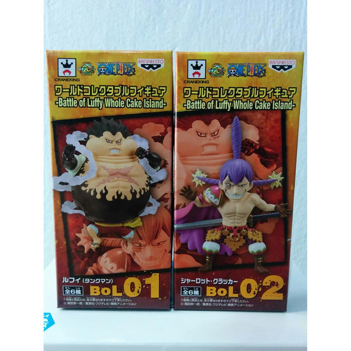 [Original] Wcf One Piece Bol Battle Of Luffy Luffy Tankman  Cracker Set 2 Ori Limited