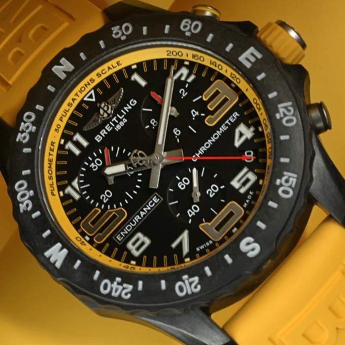 ✅New Jam Tangan Breitling Endurance Pro 44Mm Yellow X82310A41B1S1 Berkualitas