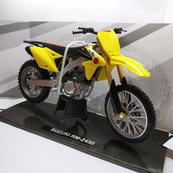 [Original] Diecast Miniatur Motor Trail Suzuki Rmz 450 Motocross Newray Skala 12 Limited