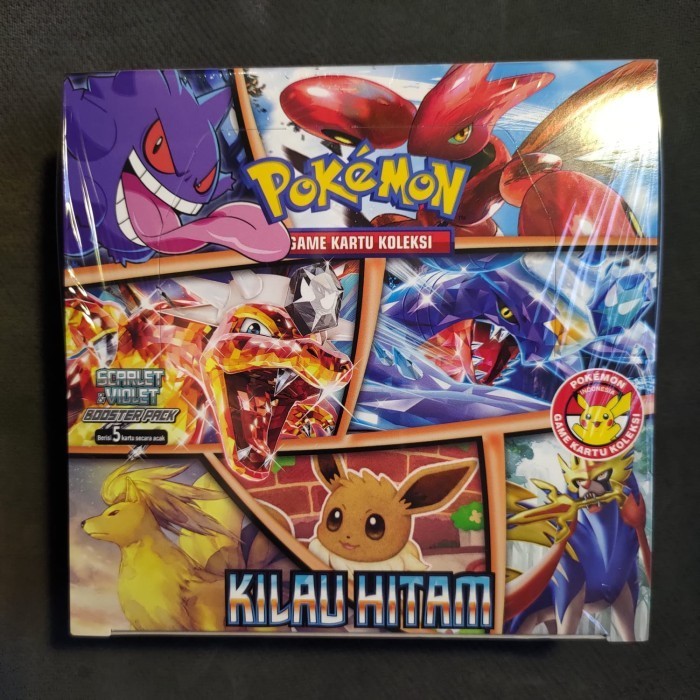 ✅Baru Pokemon Indonesia Kilau Hitam Booster Box Diskon