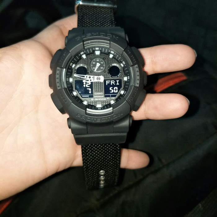 ✅New Casio G-Shock Ga-100Bbn-1A / Ga100Bbn-1 Original Terbatas
