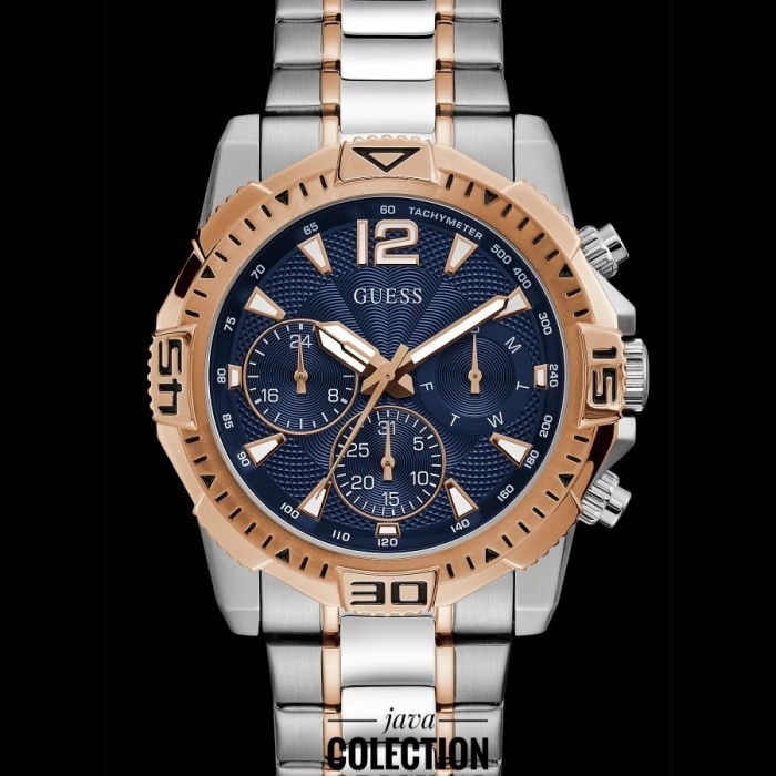 ✅Original Jam Tangan Pria Guess Gw0056G5 Kombi Rosegold Original Diskon