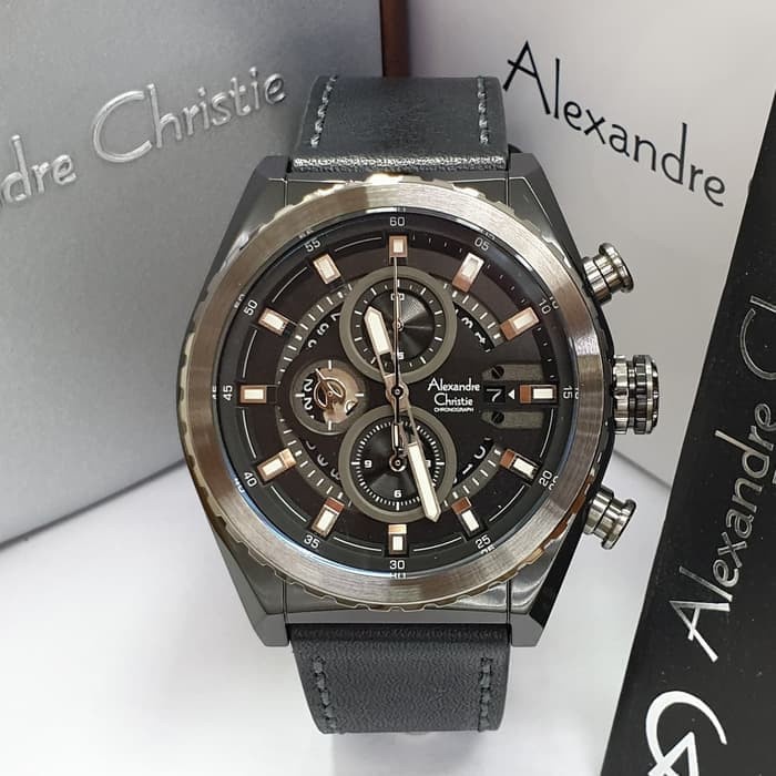 ✅Ready Alexandre Christie 6521Mc / Ac6521 Fullblack Original  Garansi Diskon