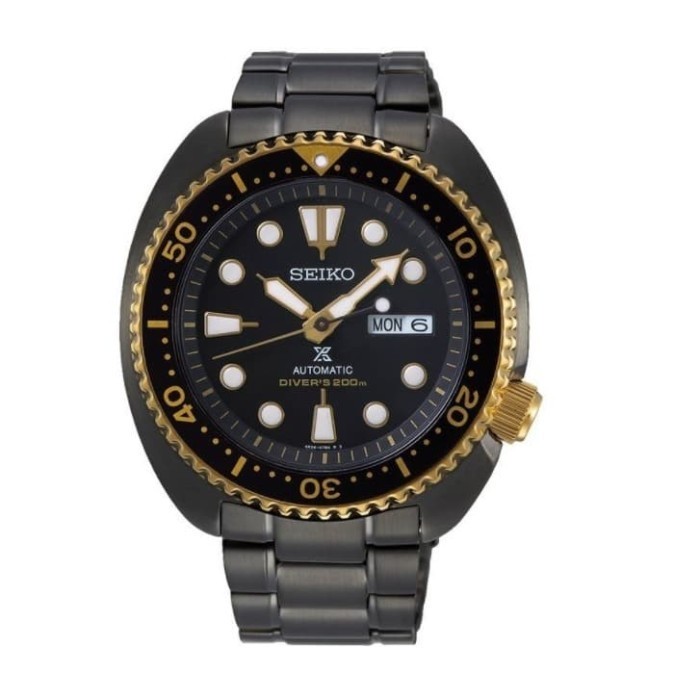 ✅Original Seiko Prospex Srpd50 / Srpd50K Turtle Black Gold Limited Edition 1000 Berkualitas