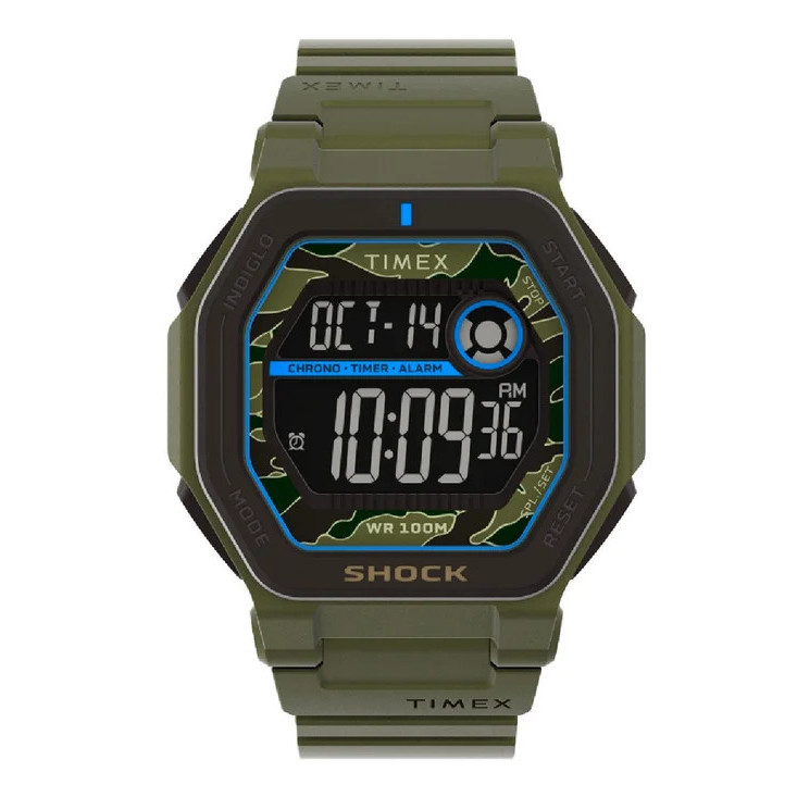 ✅Original Jam Tangan Pria Timex Tw2V93700 Command Encounter - Hijau Diskon