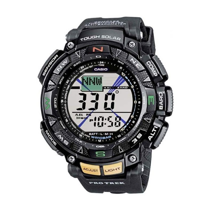 ✅Original Casio Protrek Prg-240-1Dr Jam Tangan Pria - Black Diskon