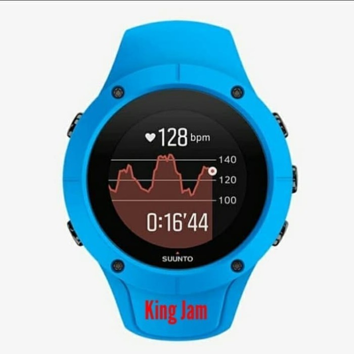 ✅Original Jam Tangan Suunto Spartan Trainer Wrist Hr Ss023002000 Original Blue Terbatas