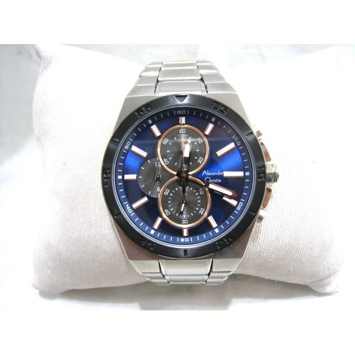 ✅Ready Alexandre Christie Ac 6382 Silver Blue Berkualitas