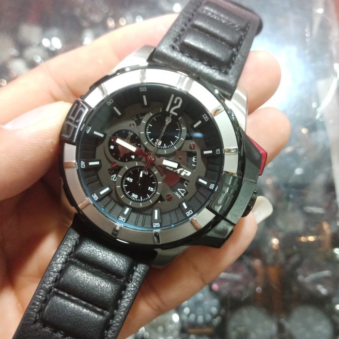 ✅Ready Expedition E 3010 / 3010 - Jam Tangan Pria Original - Silver Black Terbatas