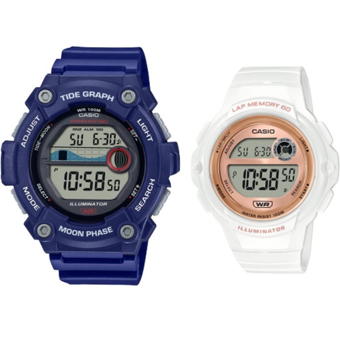 ✅Original Jam Tangan Couple Original Casio Ws 1300H 2A Casio Lws 1200H 7A2Vdf Terbatas