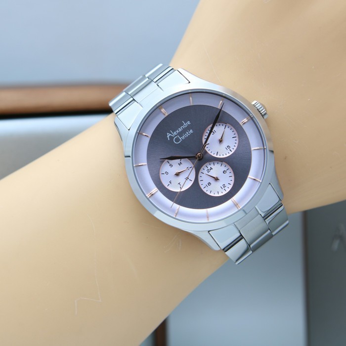 ✅Termurah Jam Tangan Wanita Alexandre Christie Ac 2889 / Ac2889 Silver Purple Diskon