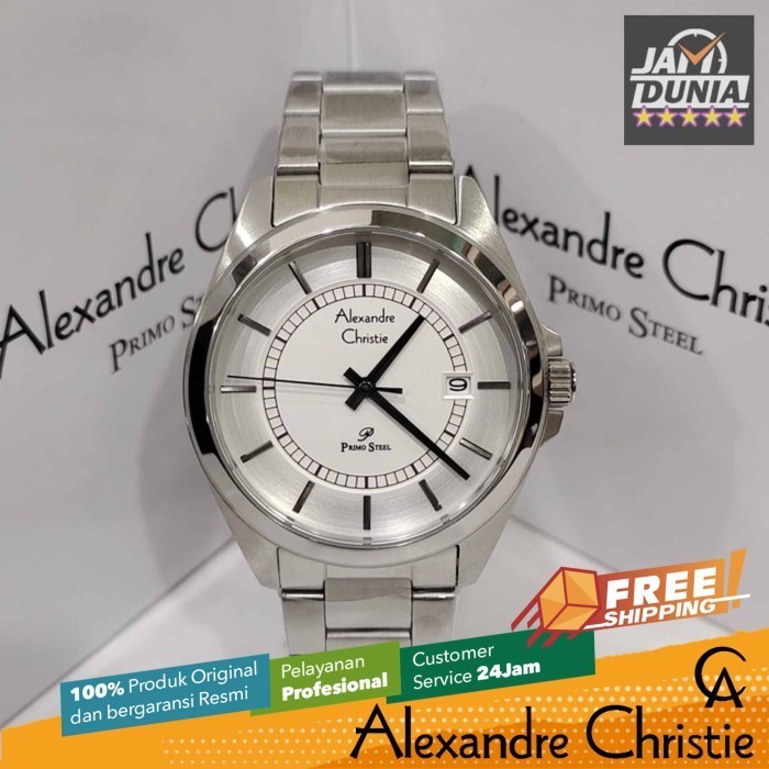✅Original Jam Tangan Alexandre Christie Pria Original 1033 M2 Ac1033M2 La Diskon