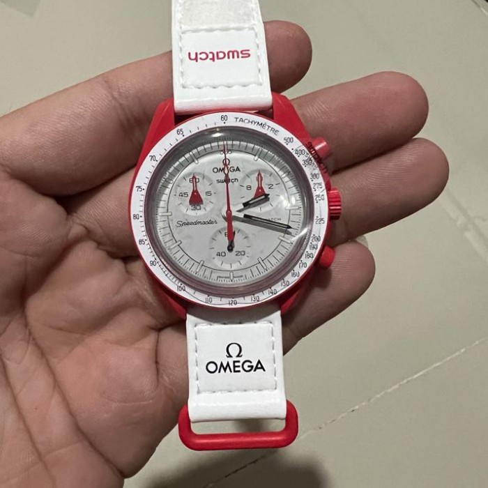✅Original Omega X Swatch Mars Original Terbatas