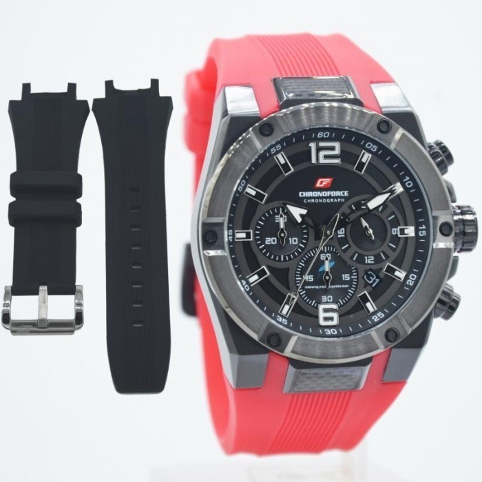 ✅Ready Jam Tangan Chronoforce 5321Mb Red Original Garansi 1 Tahun Berkualitas