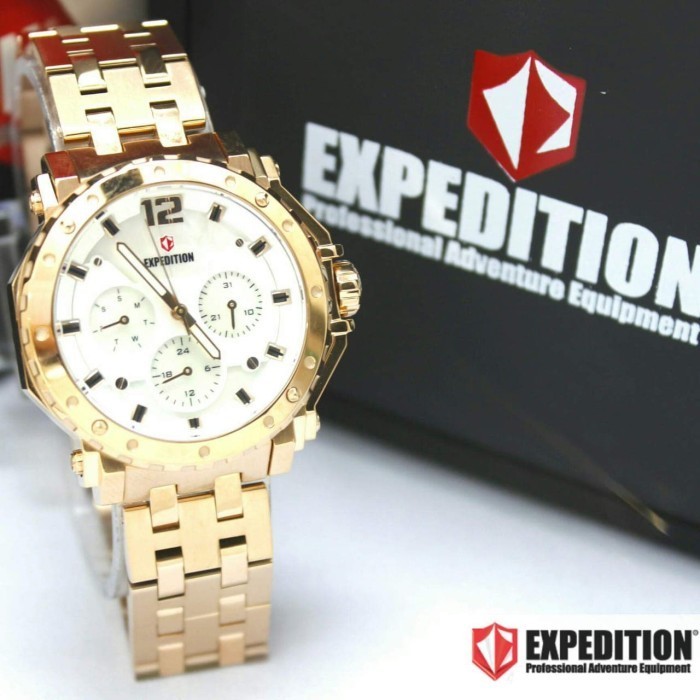 ✅Sale Jam Tangan Wanita Expedition E6402B Rantai Rosegold Original Murah Terbatas