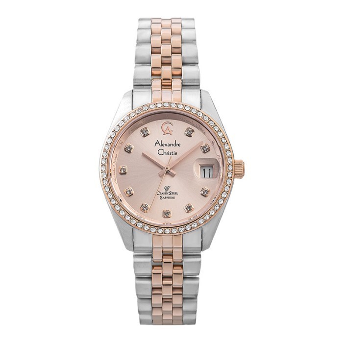 ✅Sale Jam Tangan Wanita Alexandre Christie Classic Steel Ac 5012 Ld Btrln Diskon