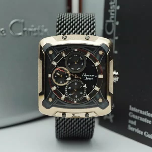 ✅Termurah Jam Tangan Cewek / Wanita Alexandre Christie Ac 3030 Black Rosegold Berkualitas