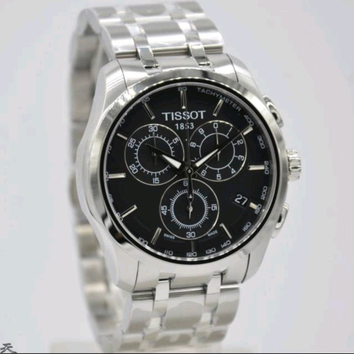 ✅Ori Jam Tangan Pria Tissot T035.617.16.051.00 Leather Kulit Original Murah Limited