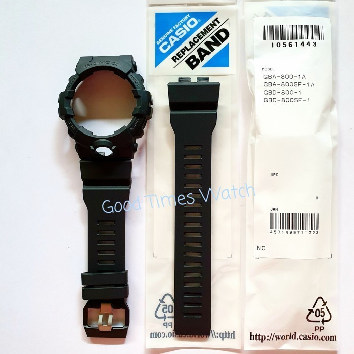 ✅Ori Paket Strap Bezel G-Shock Gba-800-1A Gba 800 Gbd 800 Casio Original Diskon