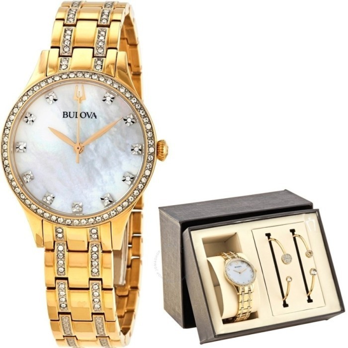 ✨Baru Bulova 98X119 Set Gold Terbaru
