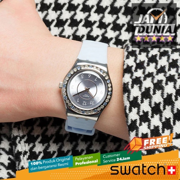 ✨Baru Jam Swatch Original Yls226 Yls 226 Jam Tangan Wanita Ng Aqua Diskon