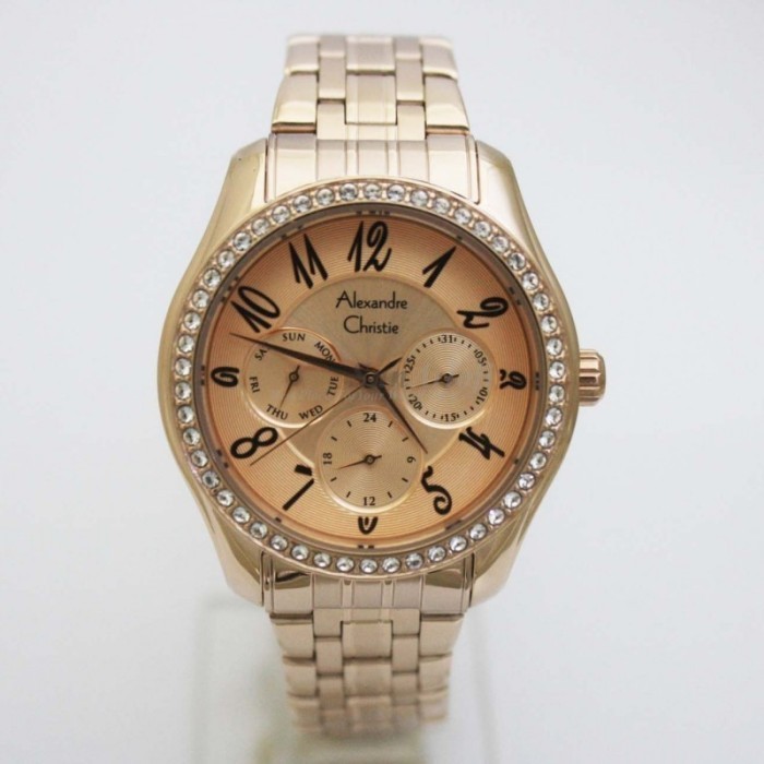 ✨Baru Alexandre Christie Ac 2497Bf Rosegold Diskon