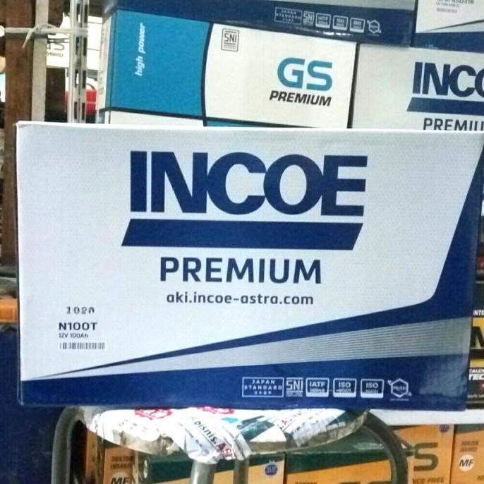 Aki Baterai Deep Cycle 100 AH Solar Panel UPS Accu Basah Incoe N100T