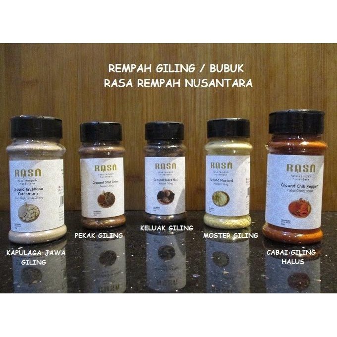 

Termurah BUMBU REMPAH BUBUK RASA REMPAH NUSANTARA 5 VARIAN - BUMBU DAPUR