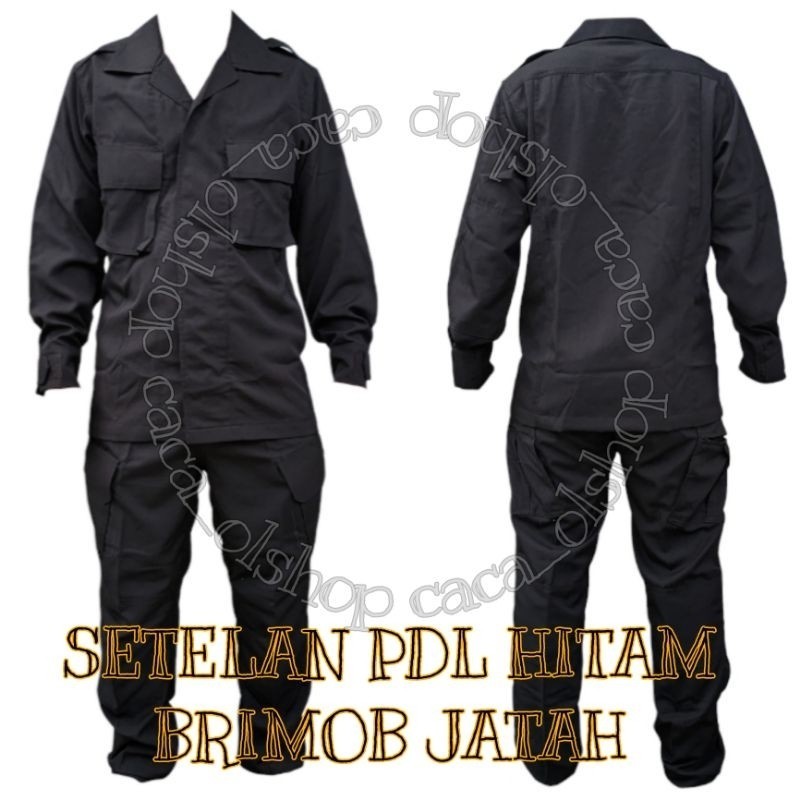 [OUR BEST] SPECIAL PRICE Baju/Seragam/Setelan Pdl Hitam Brimob