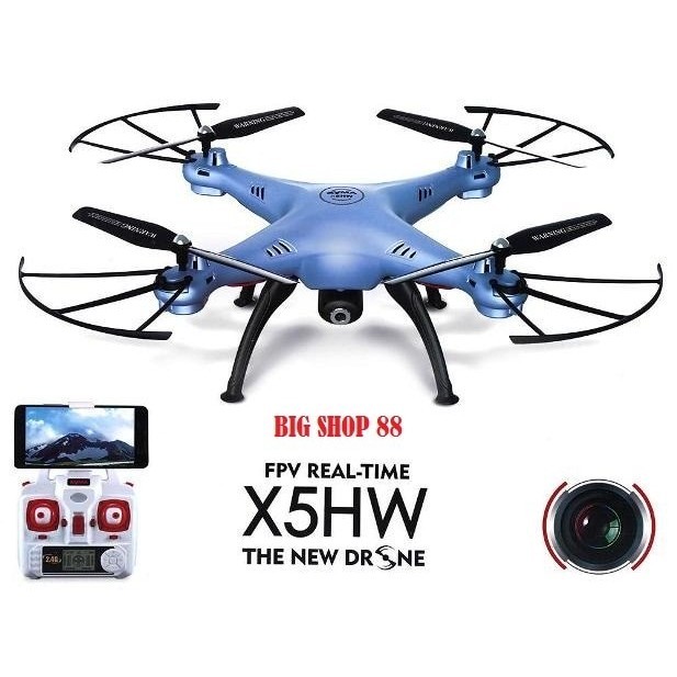 READY Drone Syma X5HW Syma Drone Quadcopter Wifi FPV Camera