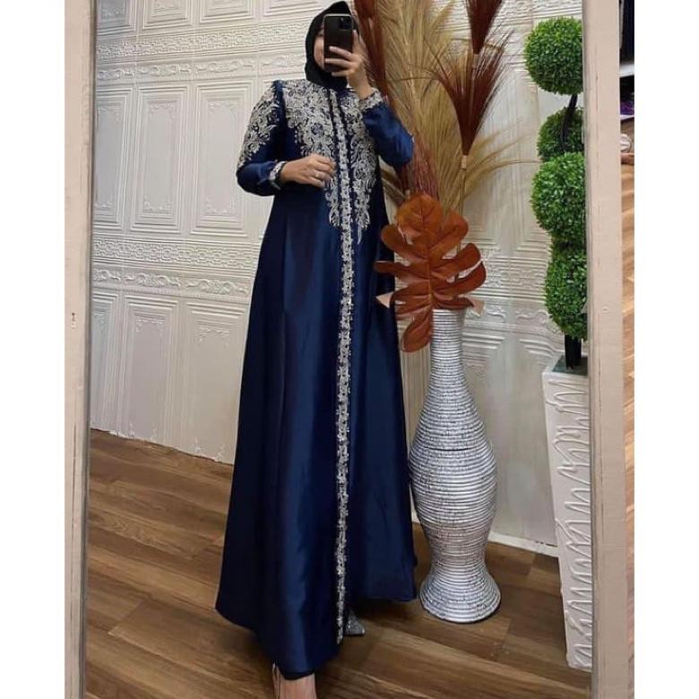 Gaya Muslim yang Menginspirasi. Gamis Kristal Original Bordir /Gamis Wanita Muslimah /Gamis Bordir /