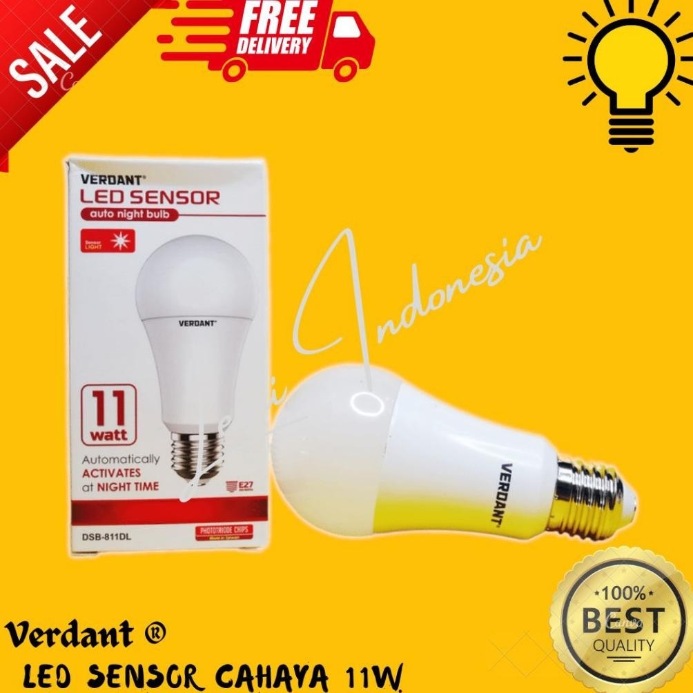 Diskon Besar Verdant Lampu Led Sensor Cahaya Diskom