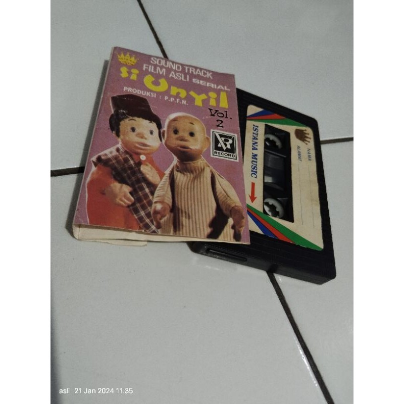 kaset pita si unyil 3 kaset