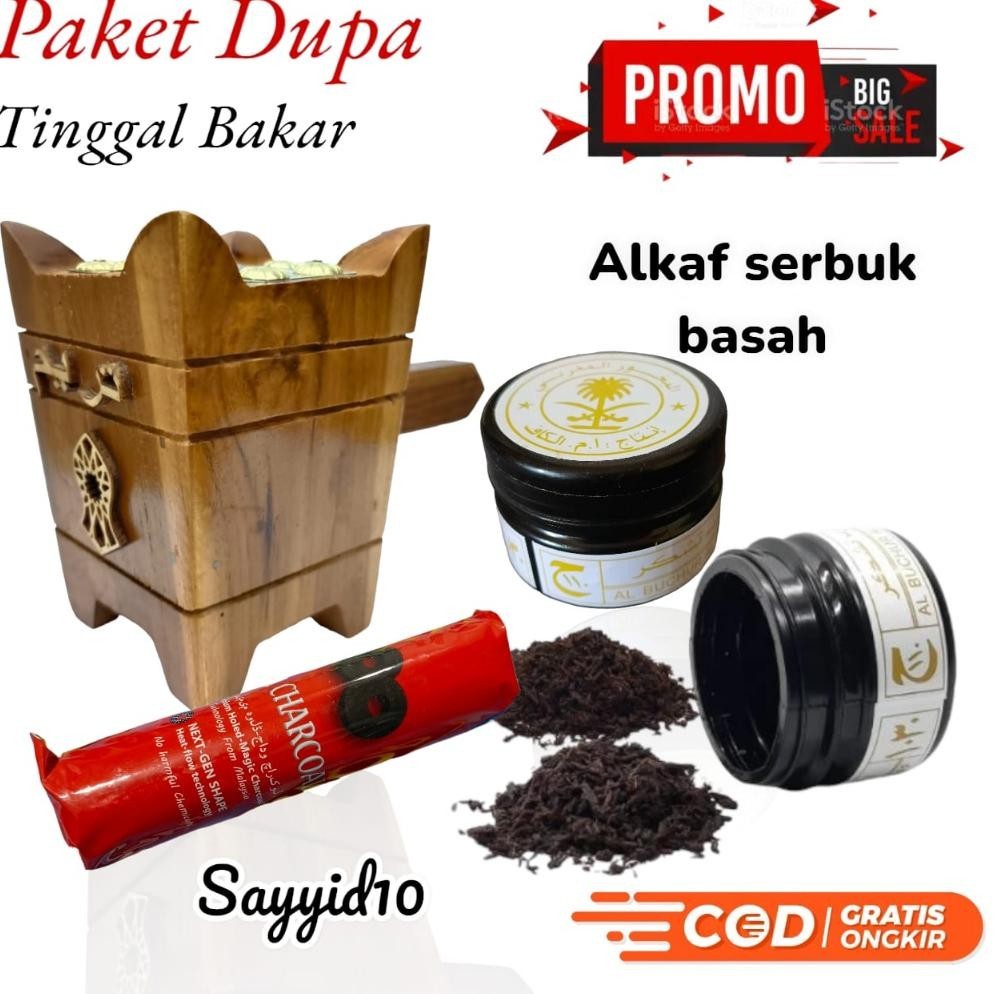 Bisa Cod Satu Paket Bukhur Mabkhara Arang Arab Madinah Aroma Magribi Alkaff Gaharu Hajar Aswad Oud K