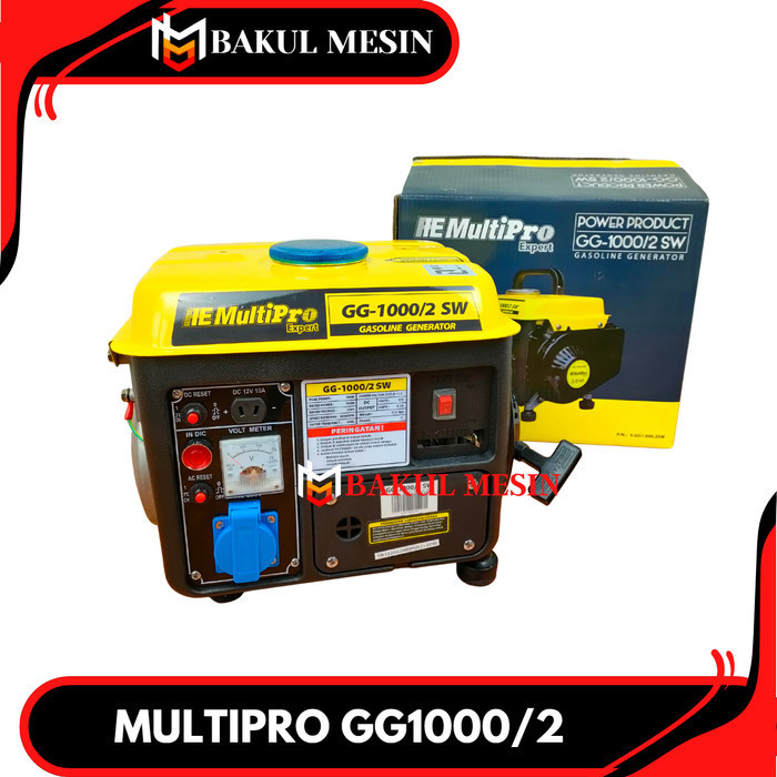 Mesin Genset 2Tak Gg1000 Multipro Gg 1000 Generator Set 750 Watt