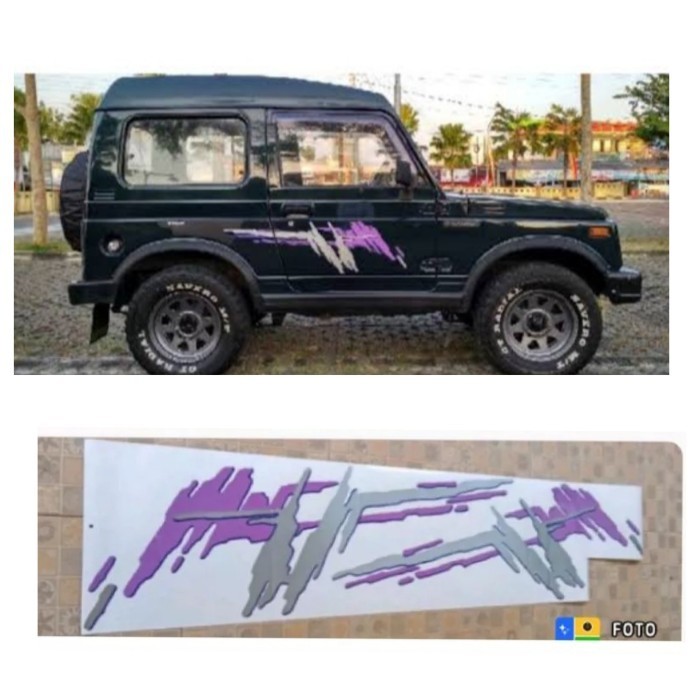 Baru List dy stiker Suzuki Jimny Katana Pistol tahun 1997