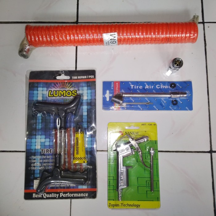 ✅COD Paket Kompresor Tambal Ban Isi Angin Terbatas