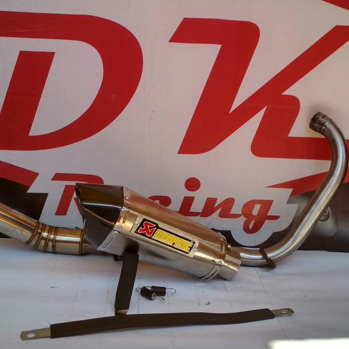✅New Ori Knalpot Racing Suzuki Satria F150 Akrapovic Sort High Peforma Terbaru