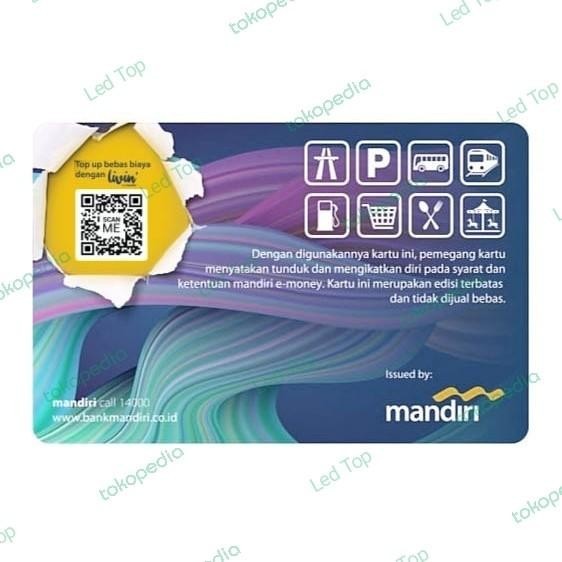 Kartu E-Money/E-Toll Bank Mandiri