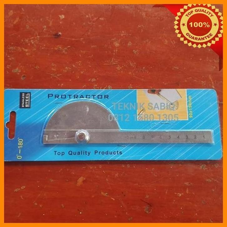 

(BK SABI) BUSUR DERAJAT PROTACTOR ALAT UKUR SUDUT PENGGARIS SUDUT DERAJAT