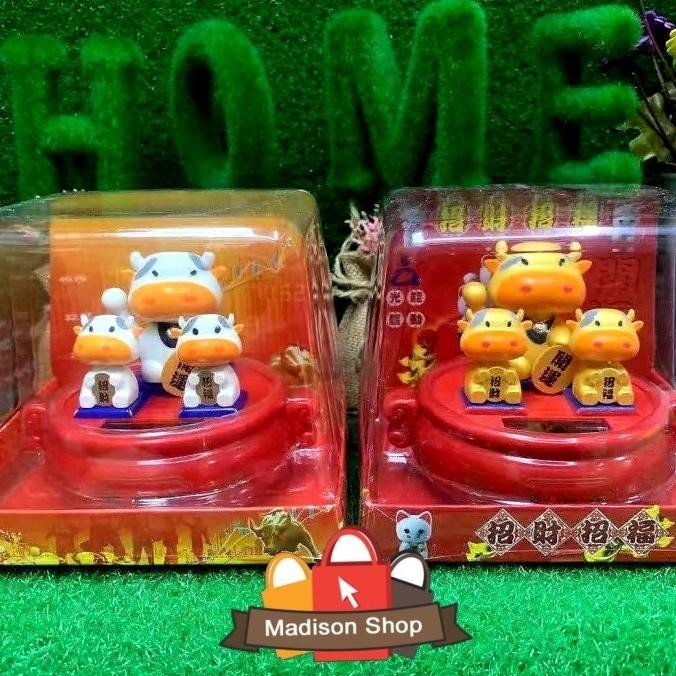 

Big Sale Pajangan Kerbau Goyang Tenaga Kado Imlek Mainan Kebo Solar Baru Stok Terbatas