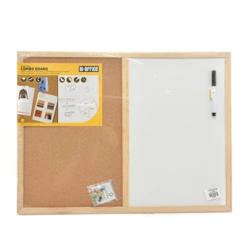 

[Baru] Bi-Silque Cork Board Papan Kombinasi 90X60 Cm Limited