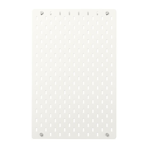 

[Baru] Ikskadis Papan Berlubang Putih 36X56Cm Pegboard Penyimpanan Dinding Diskon