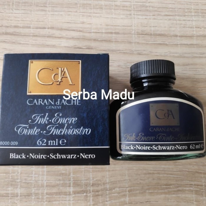 

[Baru] Tinta Caran D'Ache/ Cd'A Ink Black 62Ml Terbaru