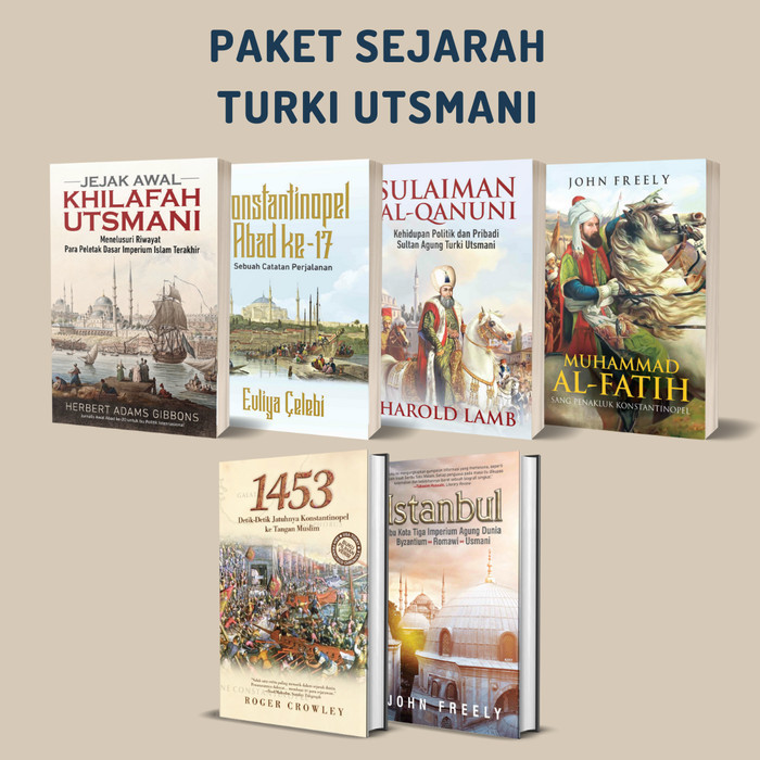 

[Baru] Paket Buku Sejarah Lengkap Turki Utsmani - Buku Ori [Isi 6 Buku] Limited