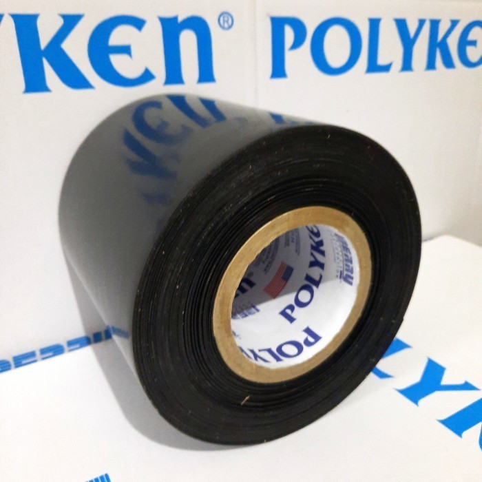 

[Baru] Isolasi Wrapping Tape Pembalut Pipa Besi 6 Inch X 100 Feet-Polyken Terbaru