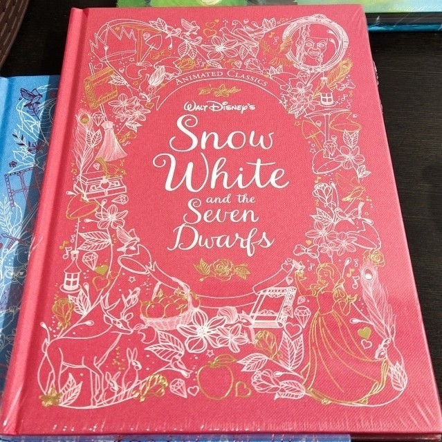 [Baru] Snow White Animated Classic Illustrated Novel Hardcover Book Disney Berkualitas