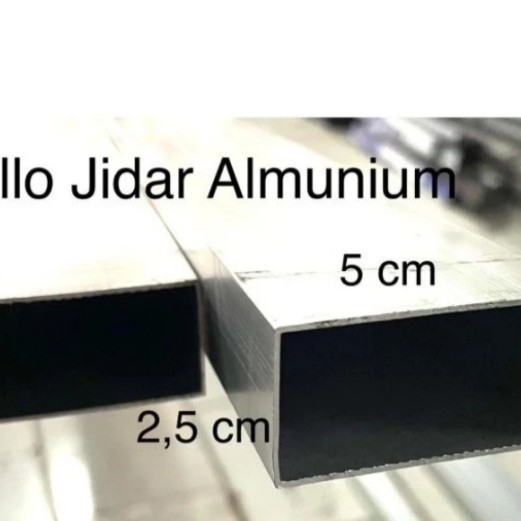 

[Baru] Jidar Aluminium 1 X 2 2.5 Cmx 5Cm Panyang 6M Limited